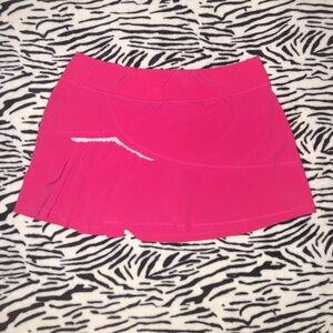 coquette ruffle mini golf skirt with built in shorts